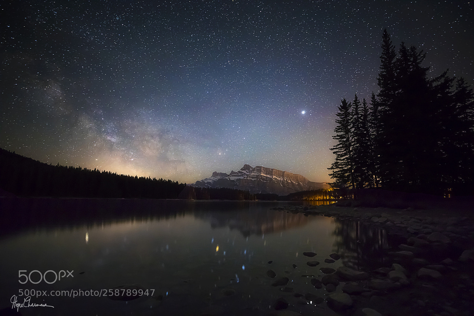 Canon EOS 6D Mark II sample photo. Two jack lake photography