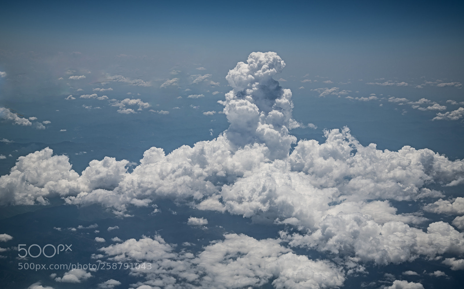 Nikon D850 sample photo. Thunder heads forming with photography