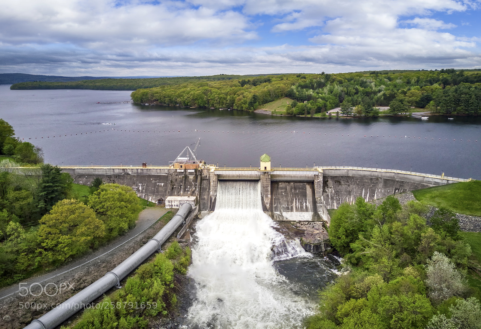 DJI FC220 sample photo. Releasing the water photography