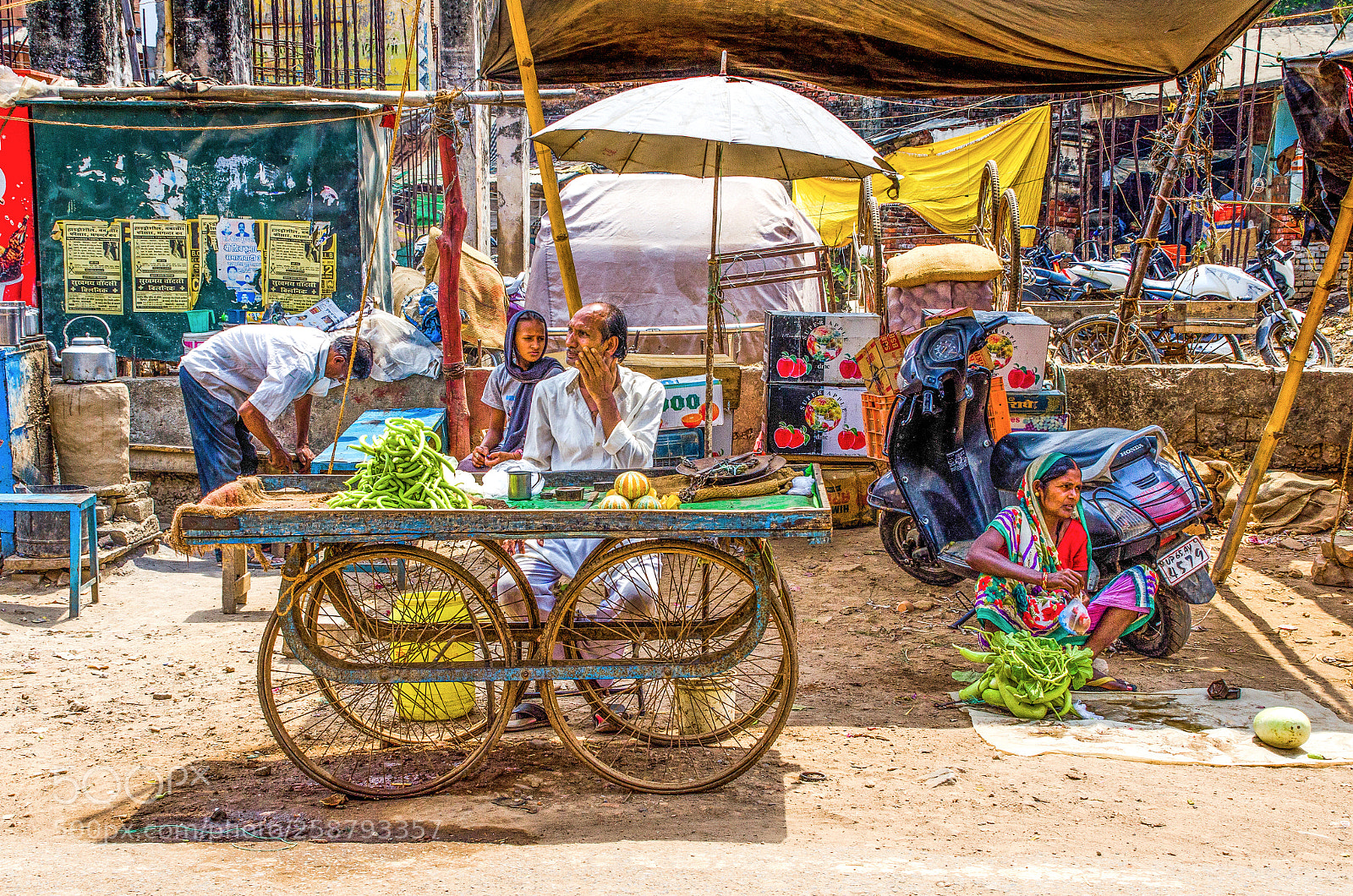 Nikon D7000 sample photo. Market road photography
