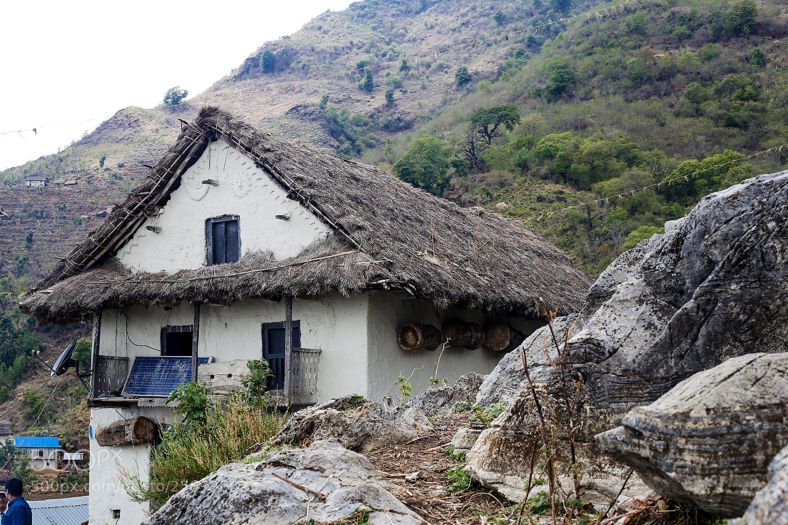Canon EOS 6D sample photo. Traditional nepalese village house photography
