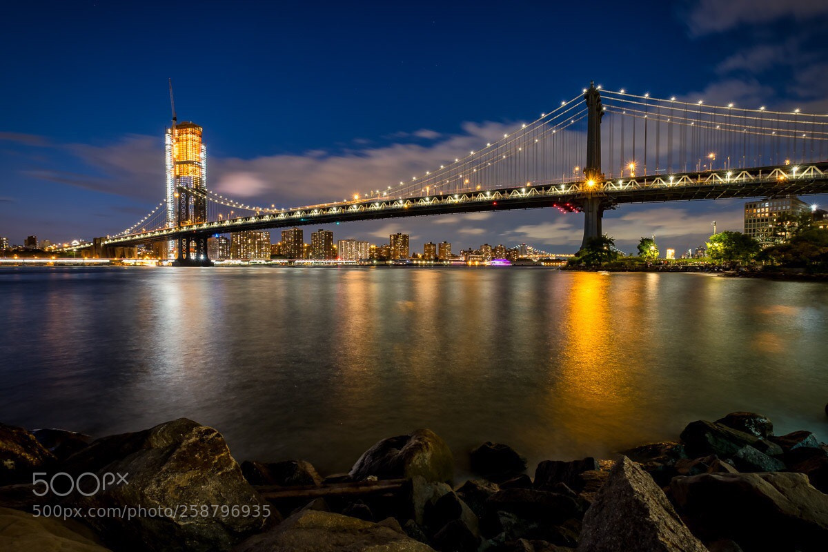 Fujifilm X-T2 sample photo. Illuminated bridge photography
