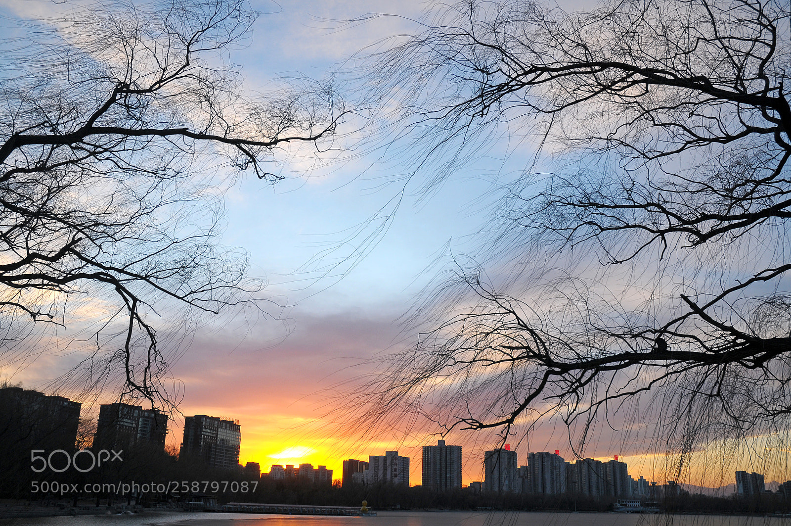 Nikon D300 sample photo. 冬天的晚霞 photography