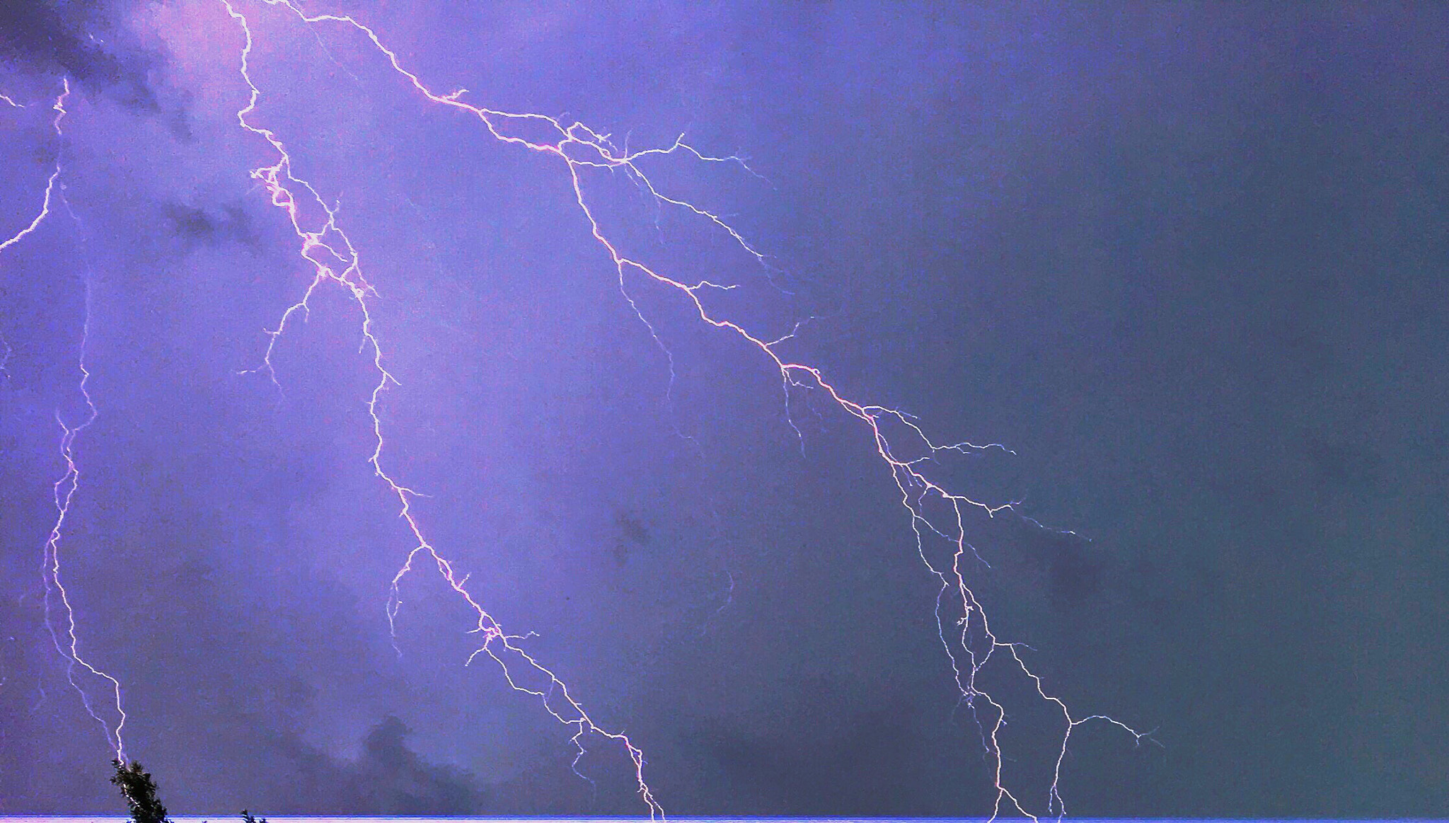 Apple iPhone sample photo. Lightning  photography