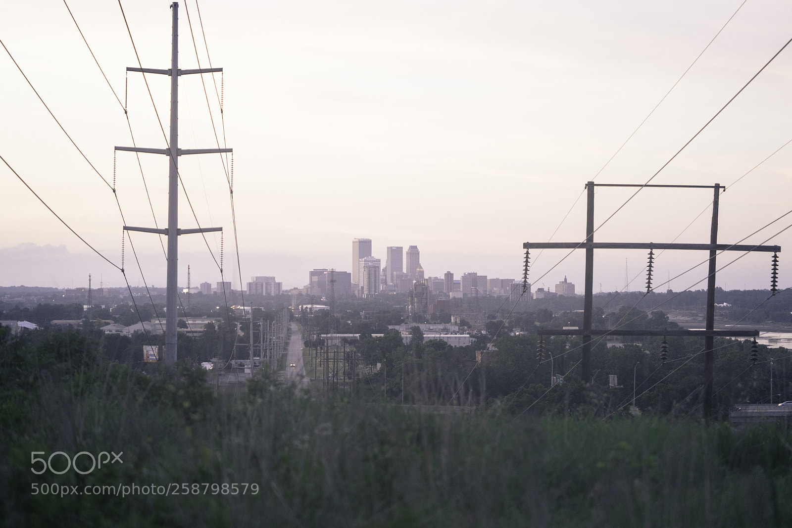 Sony a9 sample photo. Between two transmission poles. photography