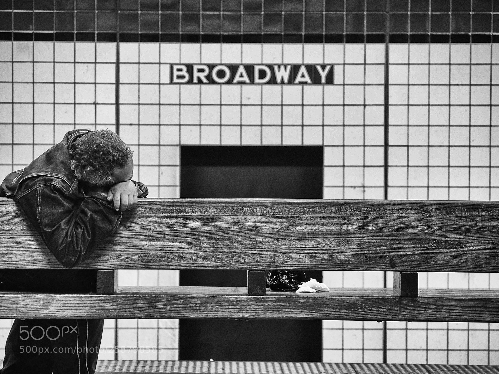Olympus OM-D E-M10 sample photo. Waiting on a train photography