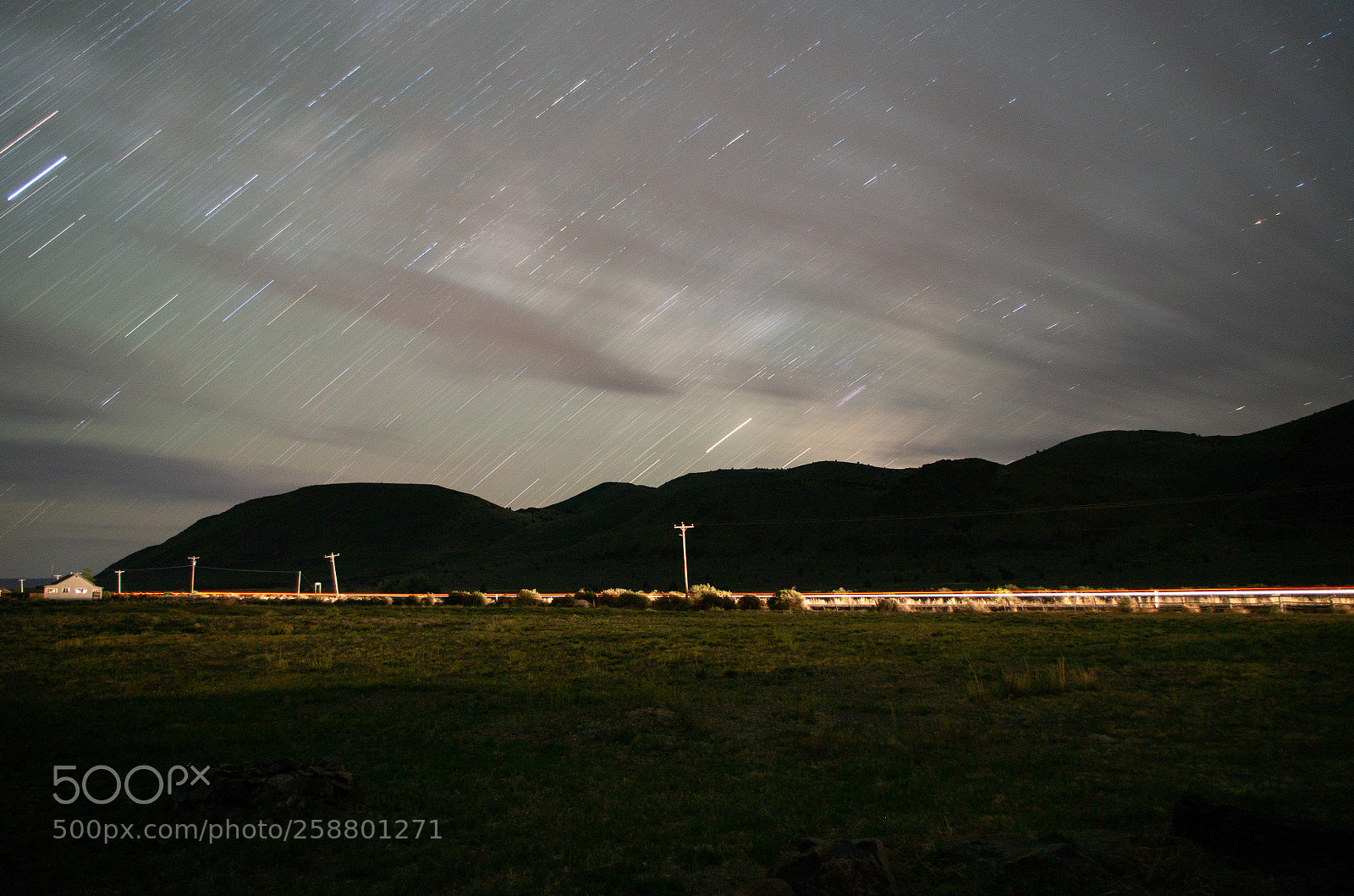 Pentax K-50 sample photo. Winter ridge at night photography