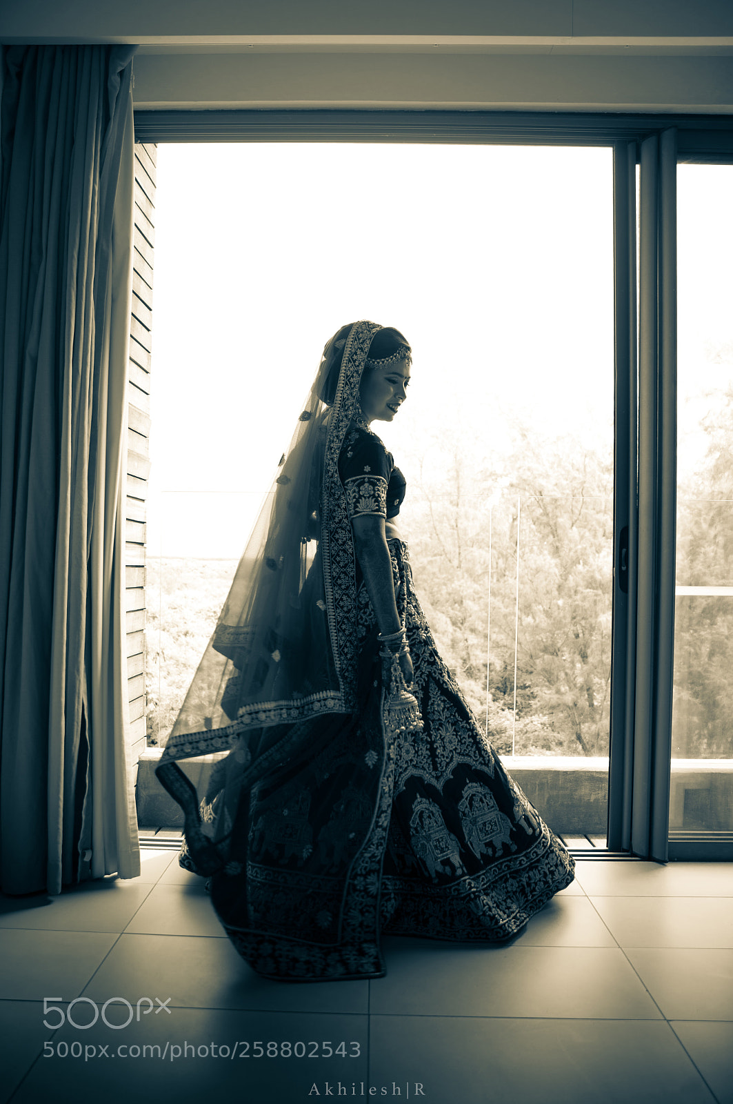 Nikon D610 sample photo. Anu on her wedding photography