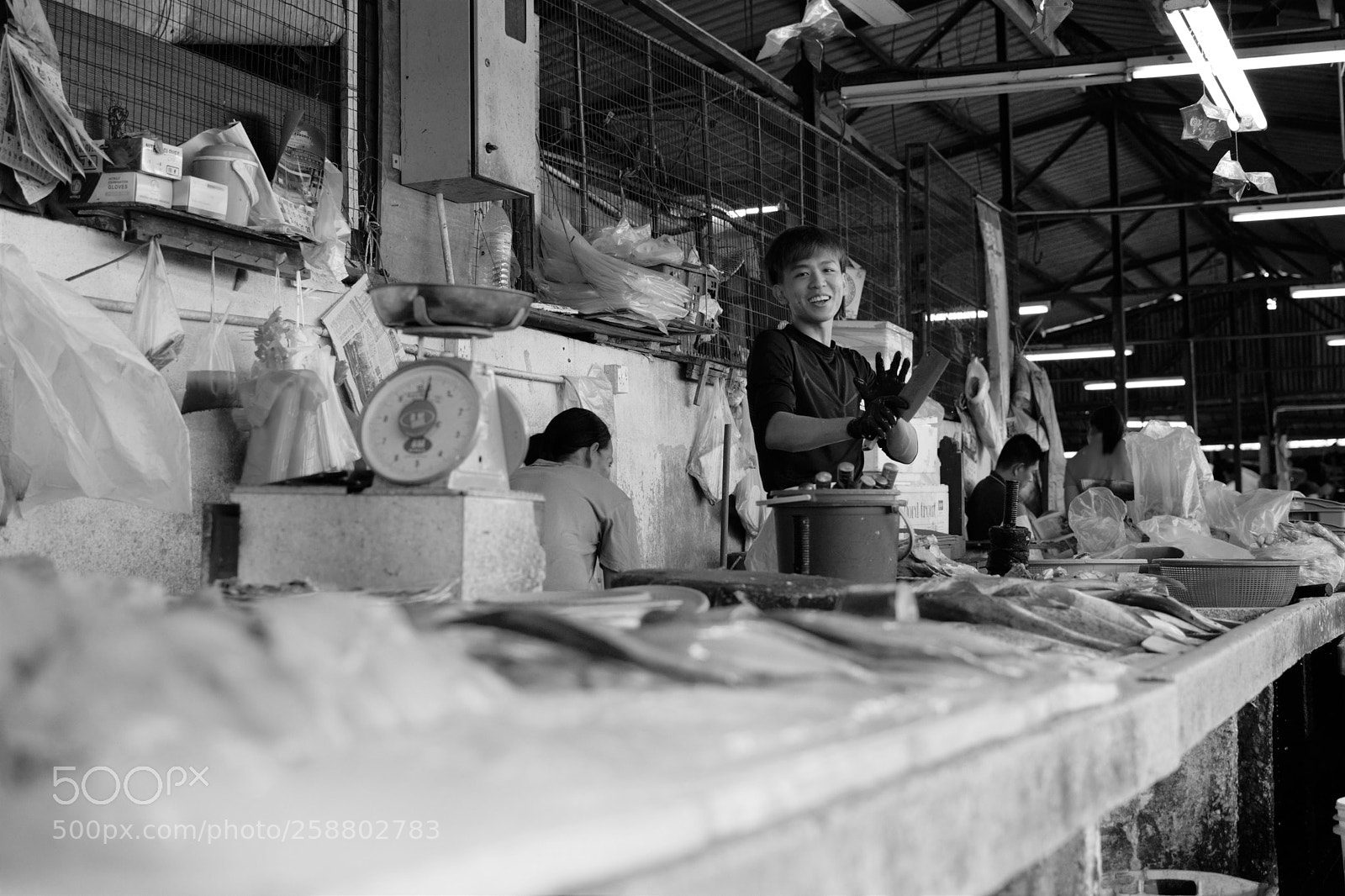 Nikon D3300 sample photo. Fishmonger photography