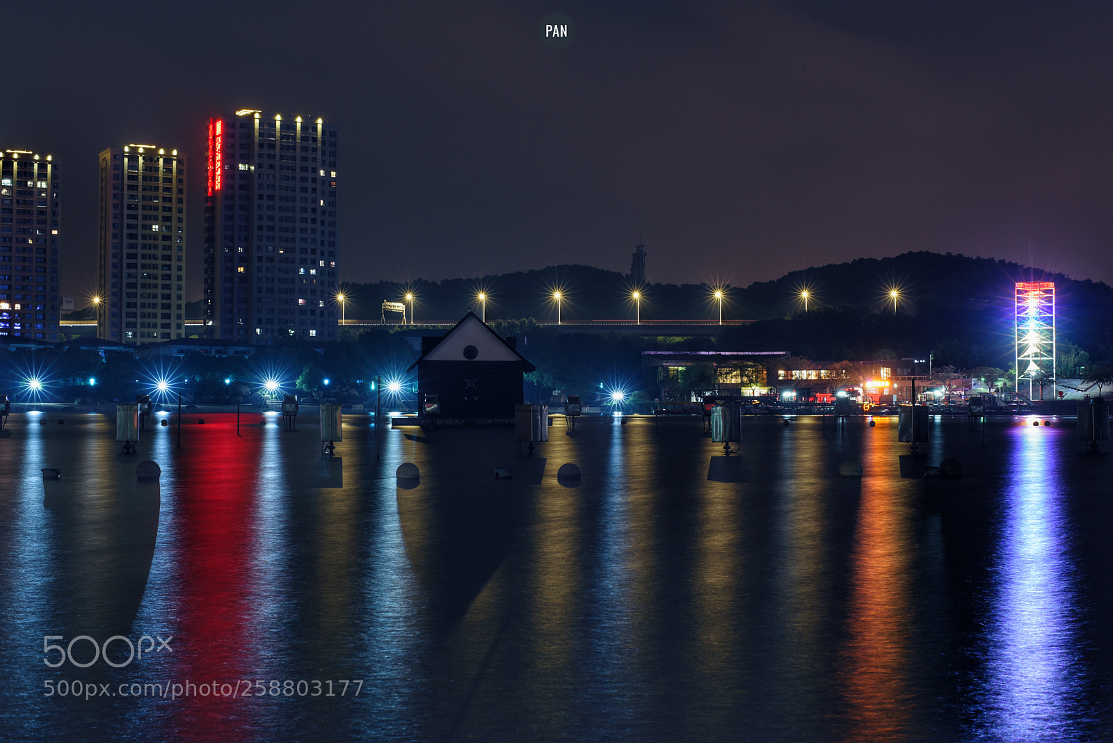 Nikon D810 sample photo. 江阴黄山湖夜色 photography