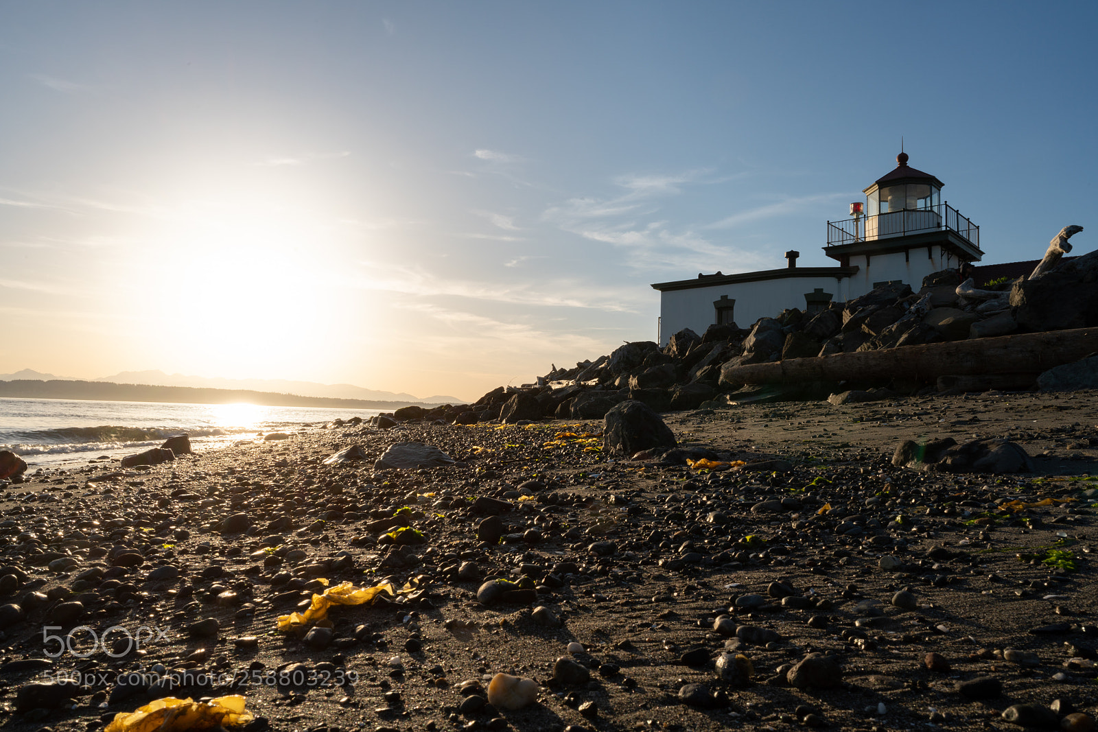 Sony a7R III sample photo. Sunset by the lighthouse photography