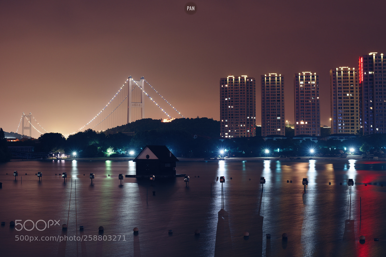 Nikon D810 sample photo. 江阴黄山湖夜色2 photography