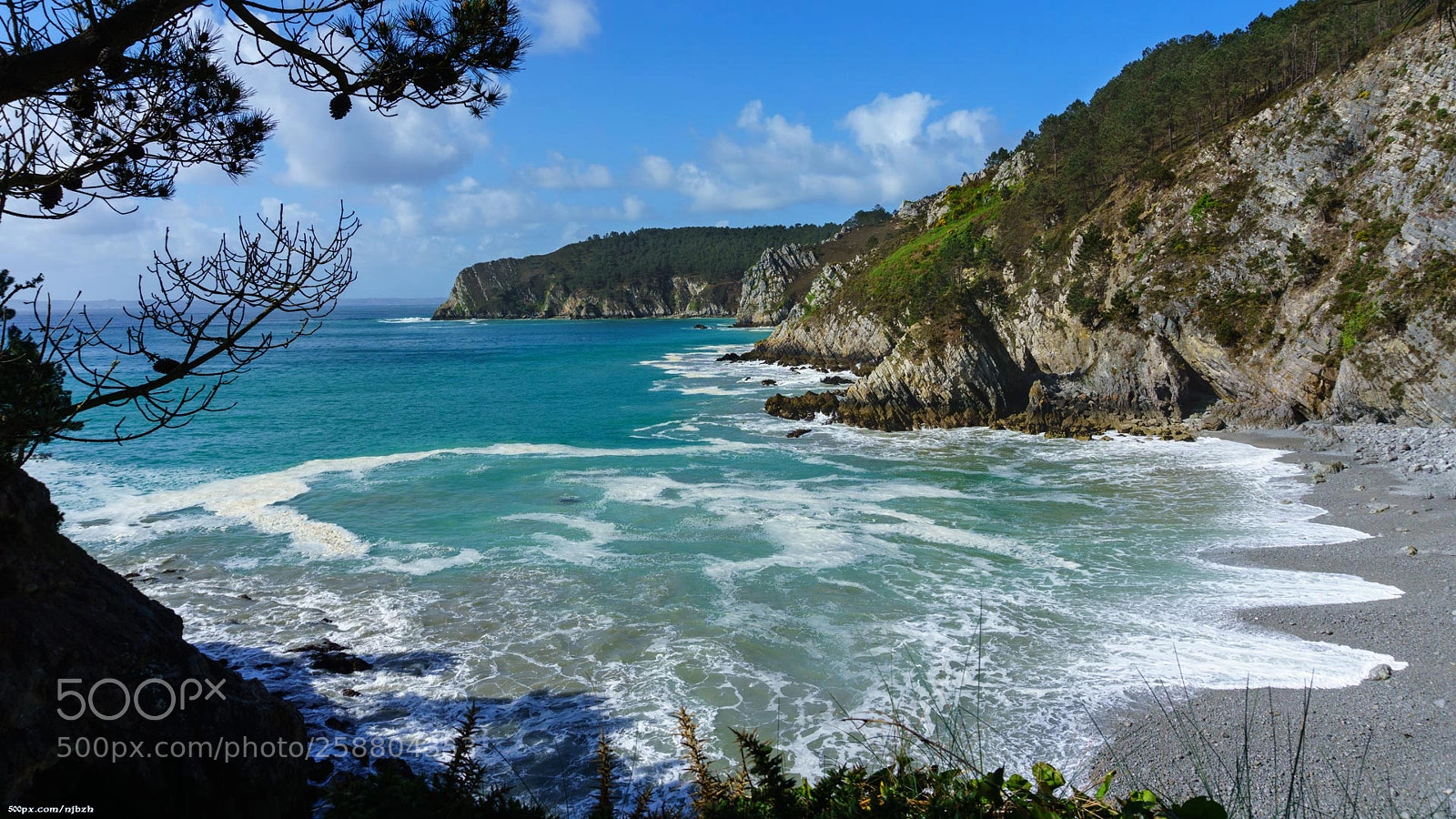 Sony a6000 sample photo. Ile vierge beach brittany photography
