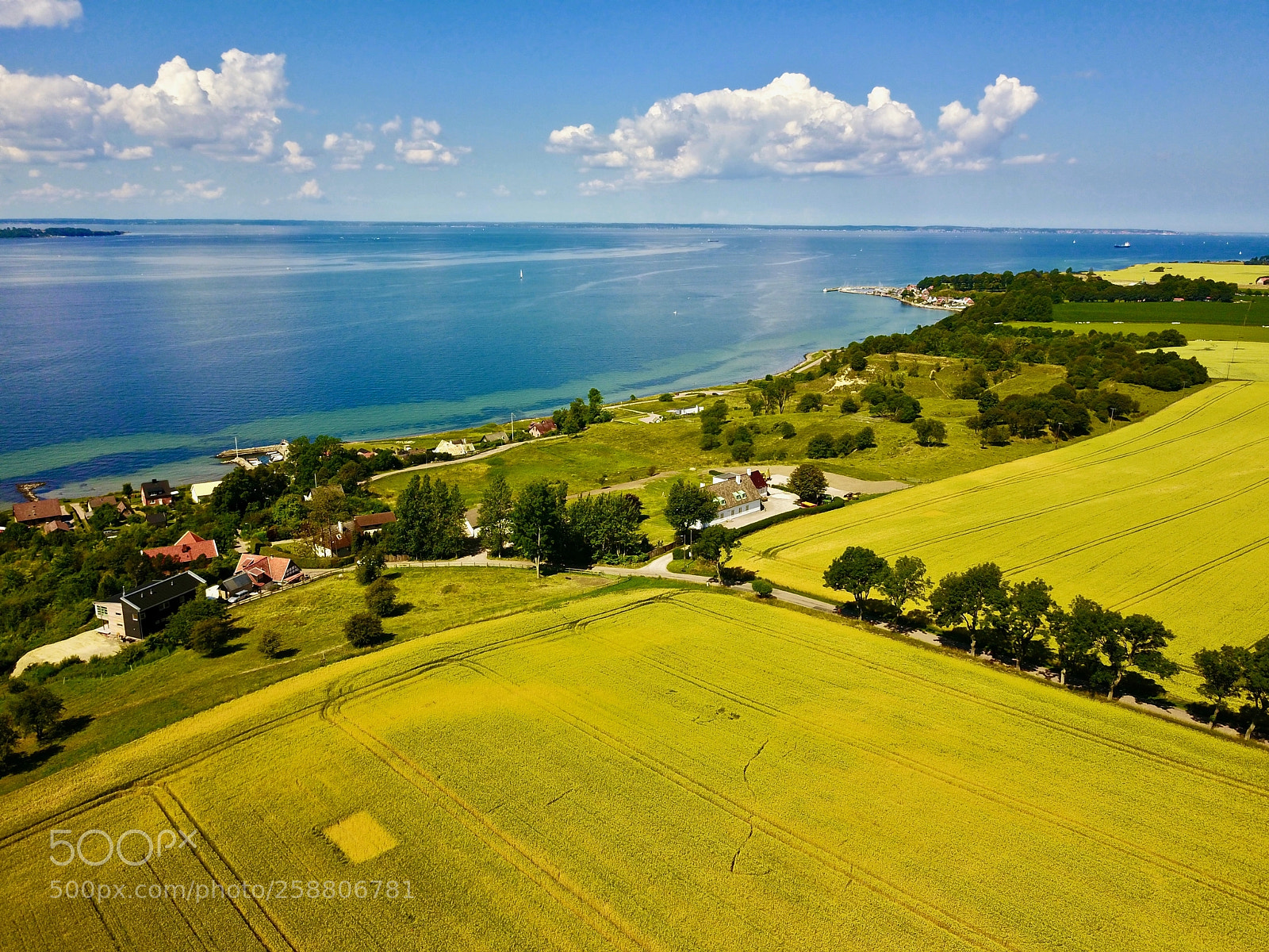 DJI FC220 sample photo. Aerial view over farming photography