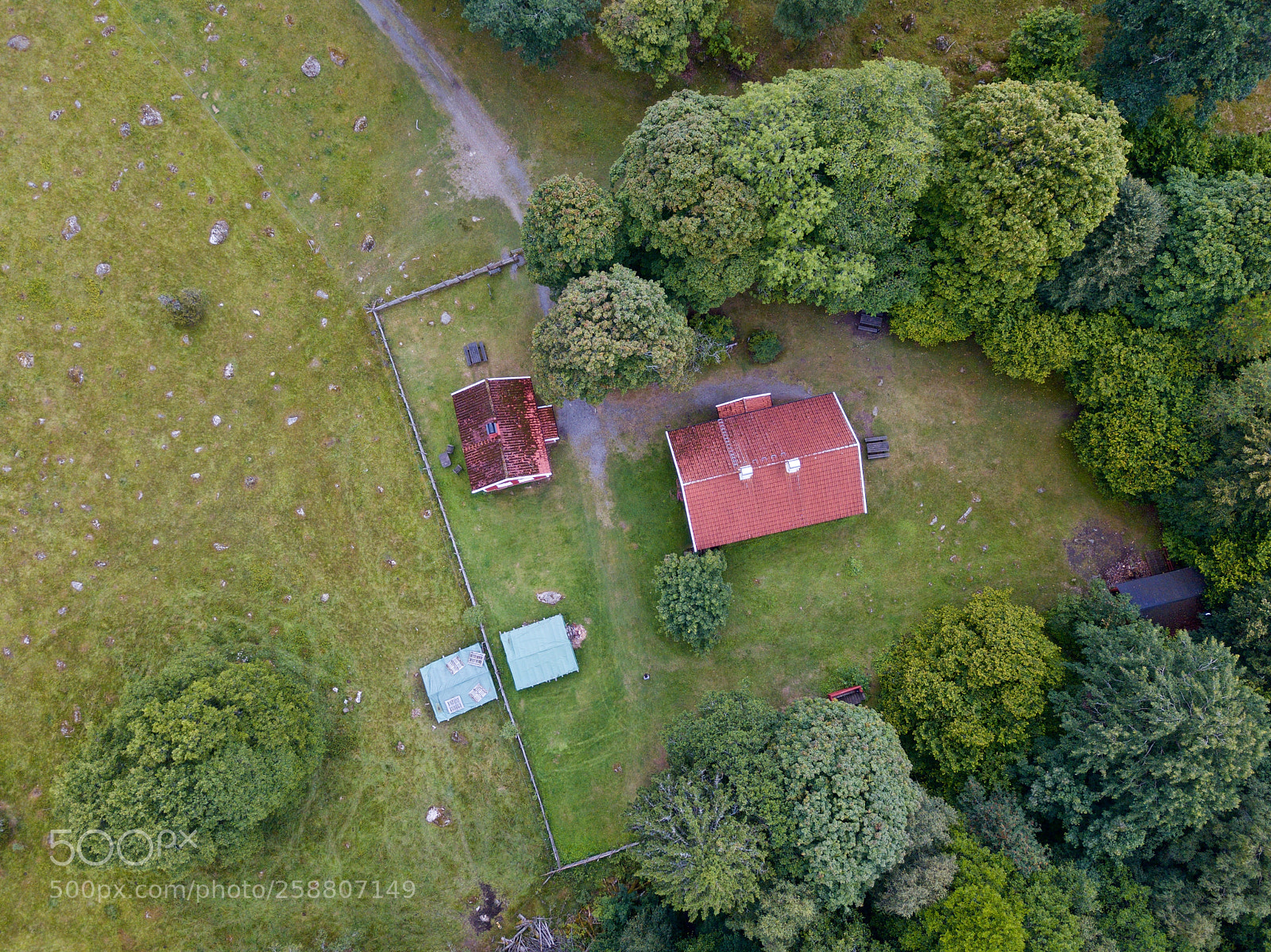 DJI FC220 sample photo. Aerial view over hostel photography