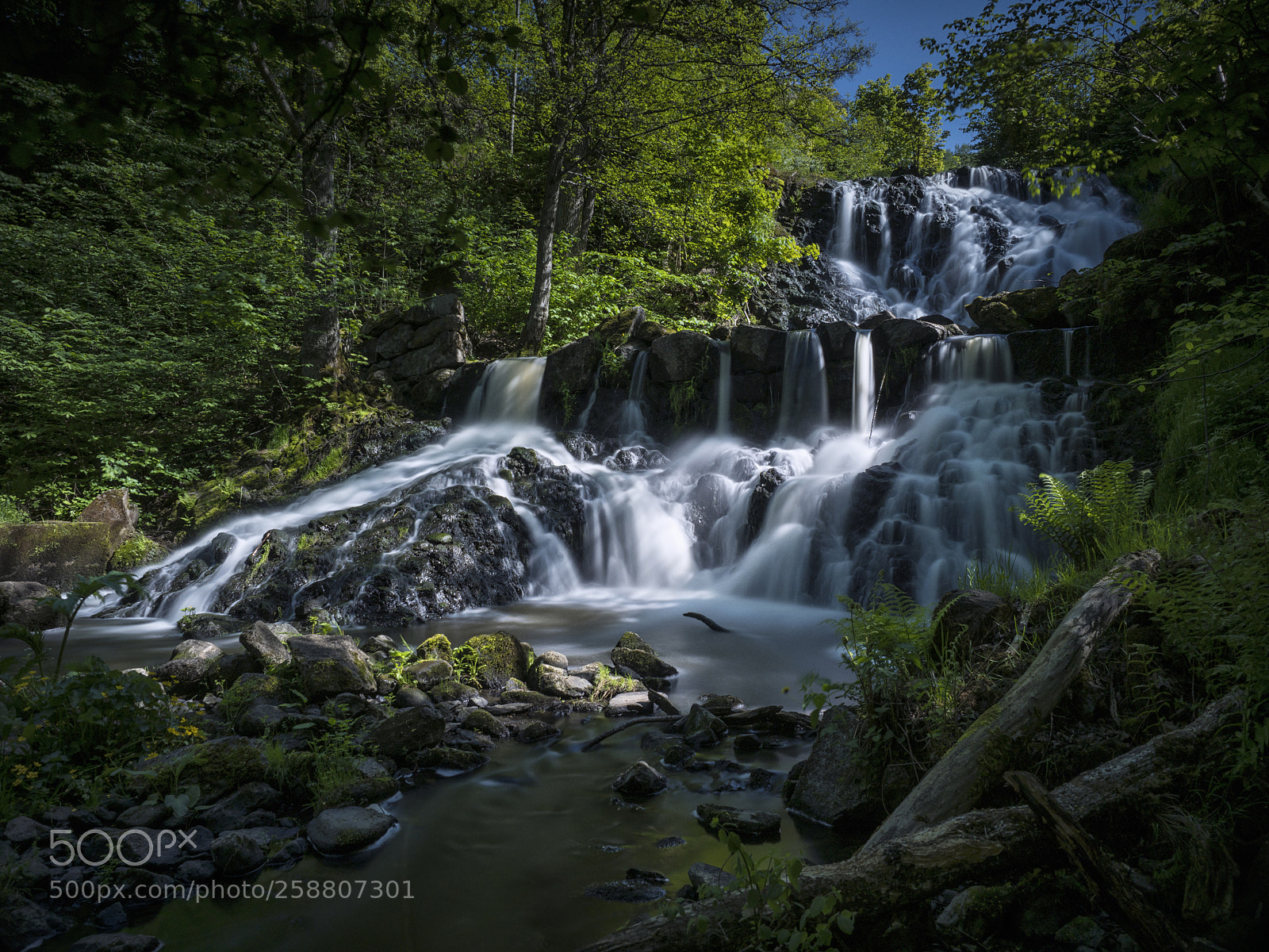 Olympus OM-D E-M1 Mark II sample photo. Röttle waterfall photography