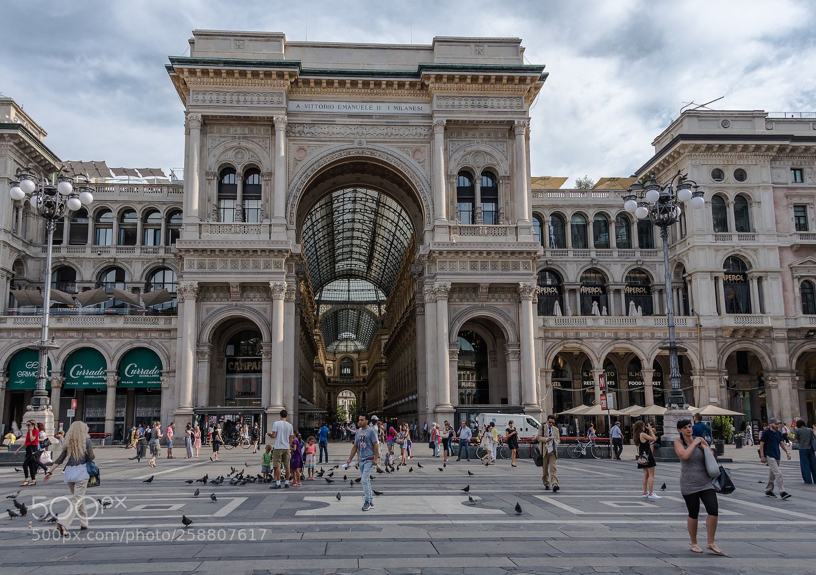 Nikon D750 sample photo. Facade of galleria vittorio photography