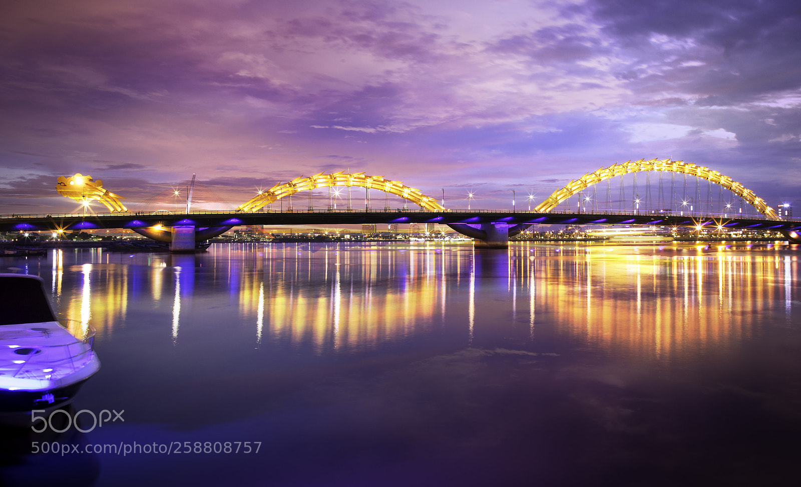 Canon EOS 6D sample photo. Dragon bridge, da nang photography