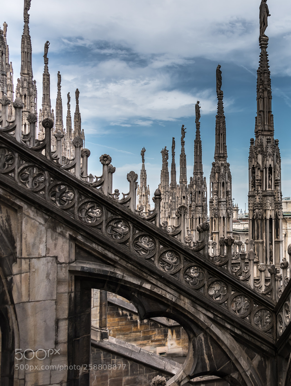 Nikon D750 sample photo. Rooftop of the duomo photography