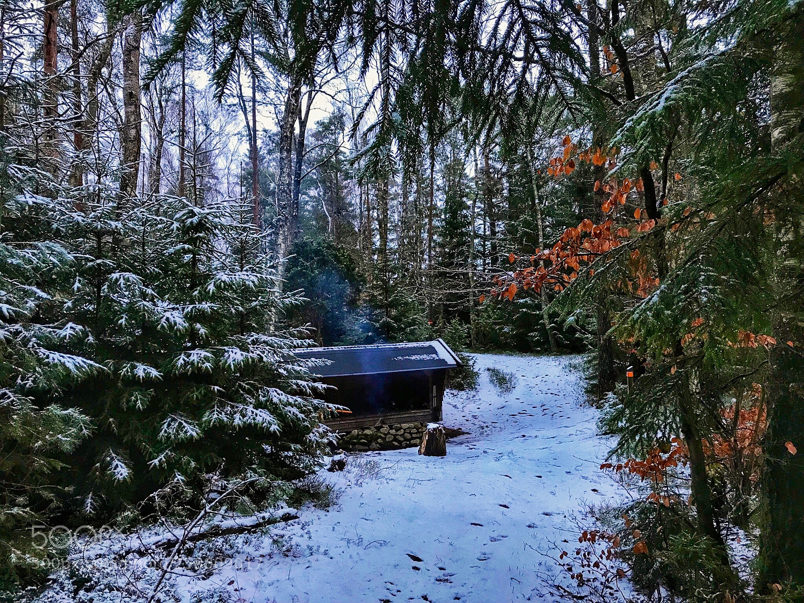 Apple iPhone 7 Plus sample photo. Wind shelter for hiker photography