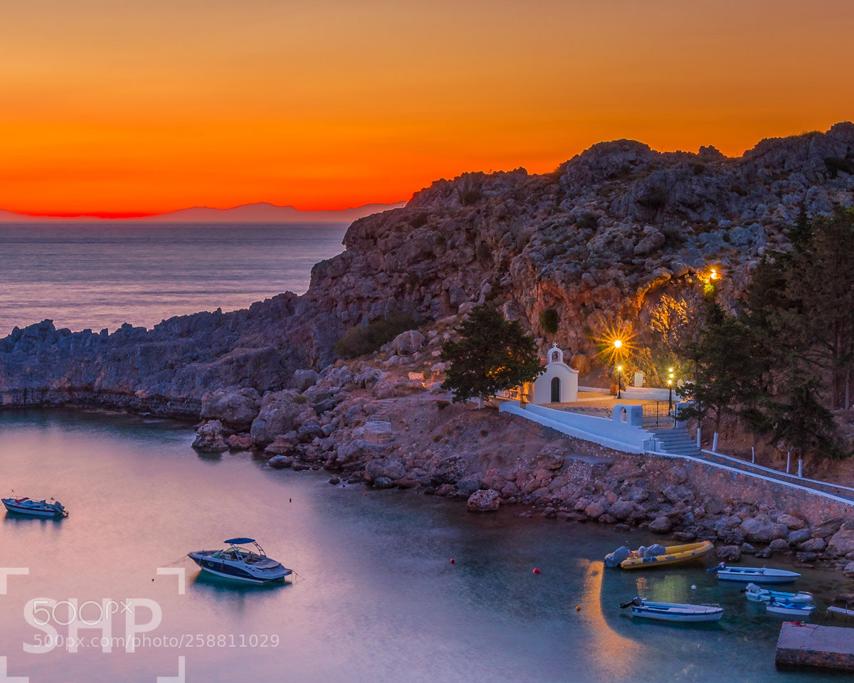 Nikon D810 sample photo. St pauls church, lindos photography