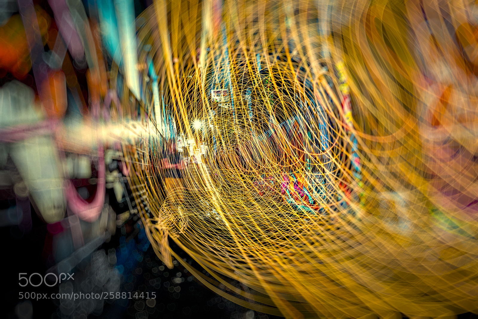 Nikon D810 sample photo. Twirling light at night! photography