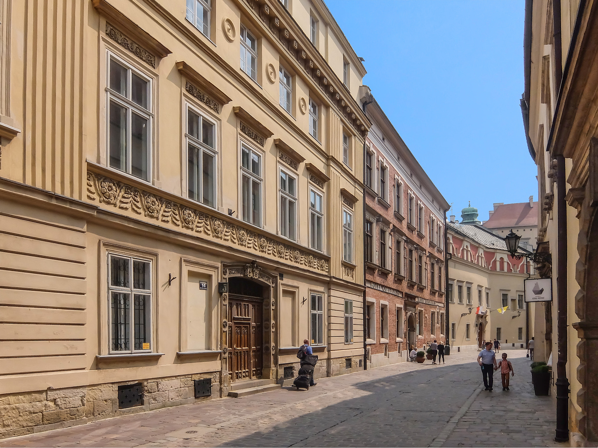 Fujifilm XQ1 sample photo. A street of old krakow. poland. photography