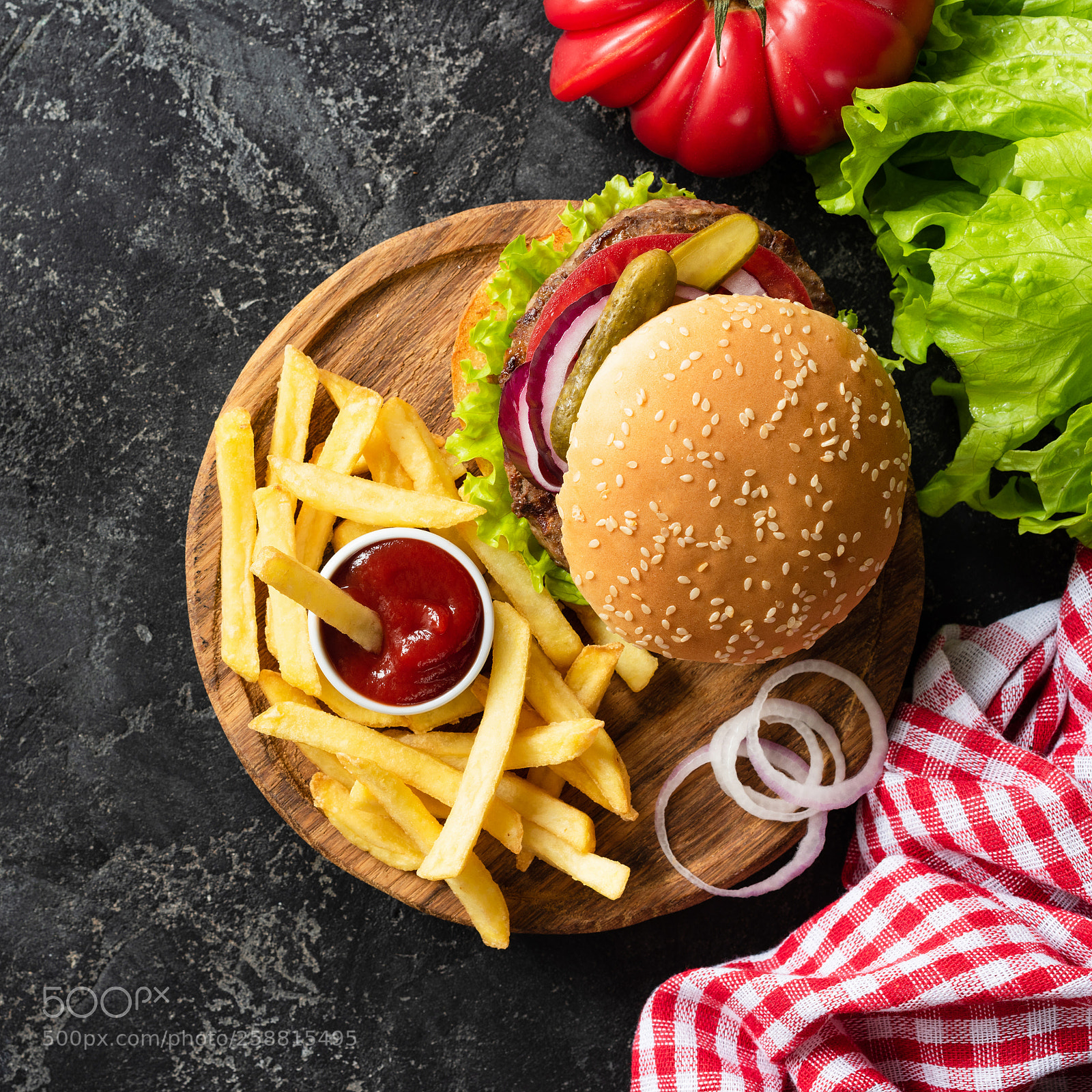 Nikon D810 sample photo. Tasty burger with beef photography
