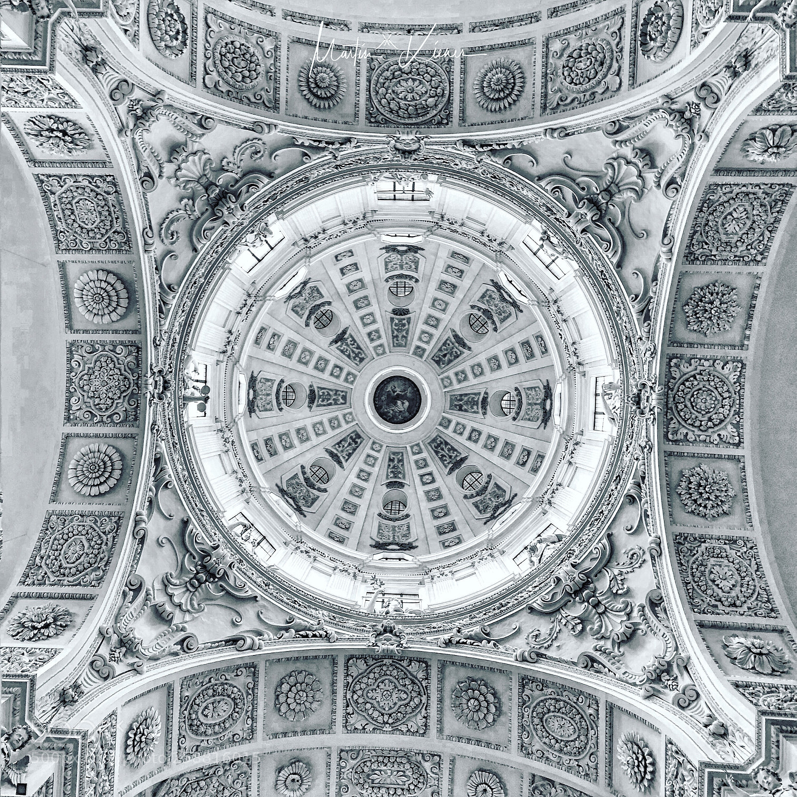 Apple iPhone 8 Plus sample photo. Cupola of st. cajetan photography