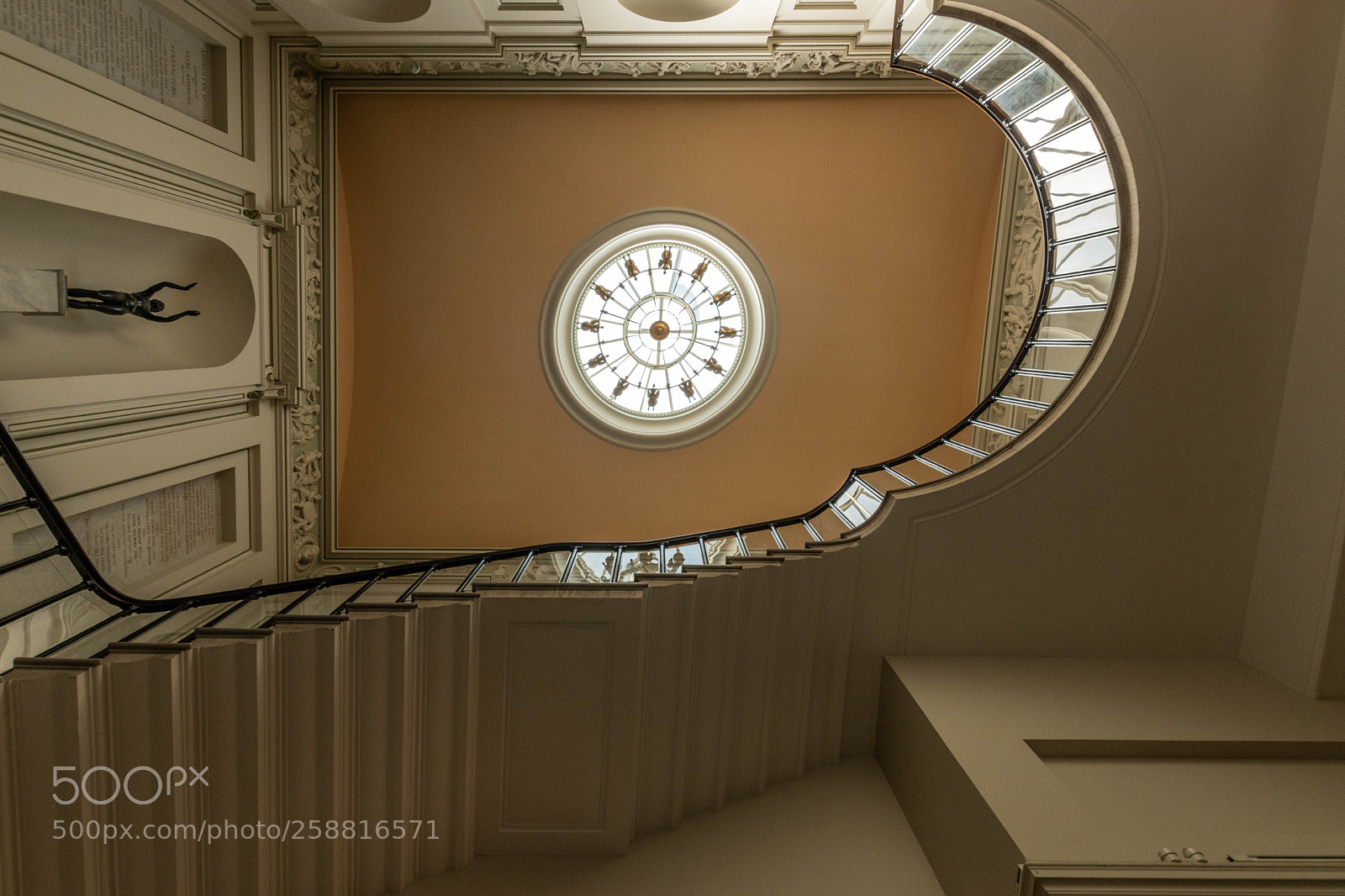 Nikon D500 sample photo. Ashmolean museum stair case photography