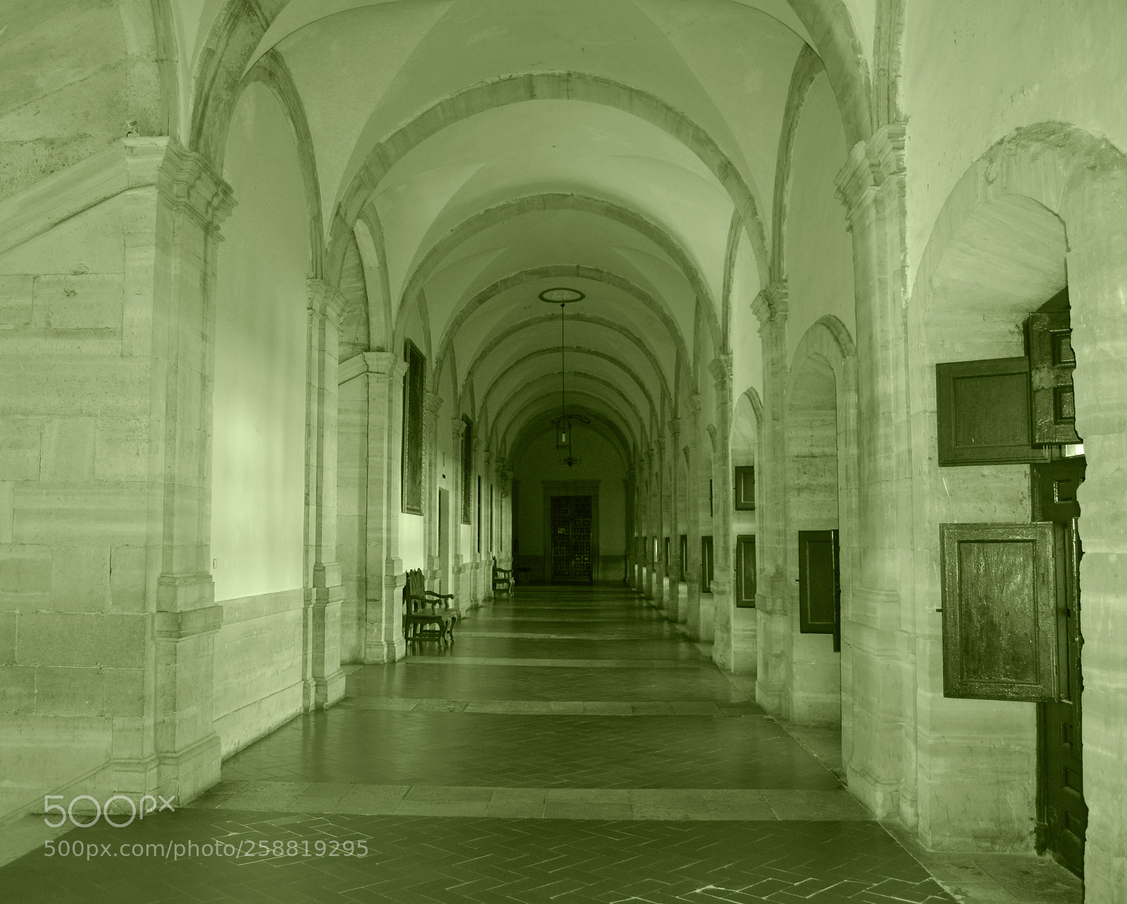 Nikon D3100 sample photo. Claustro monasterio de ucl photography