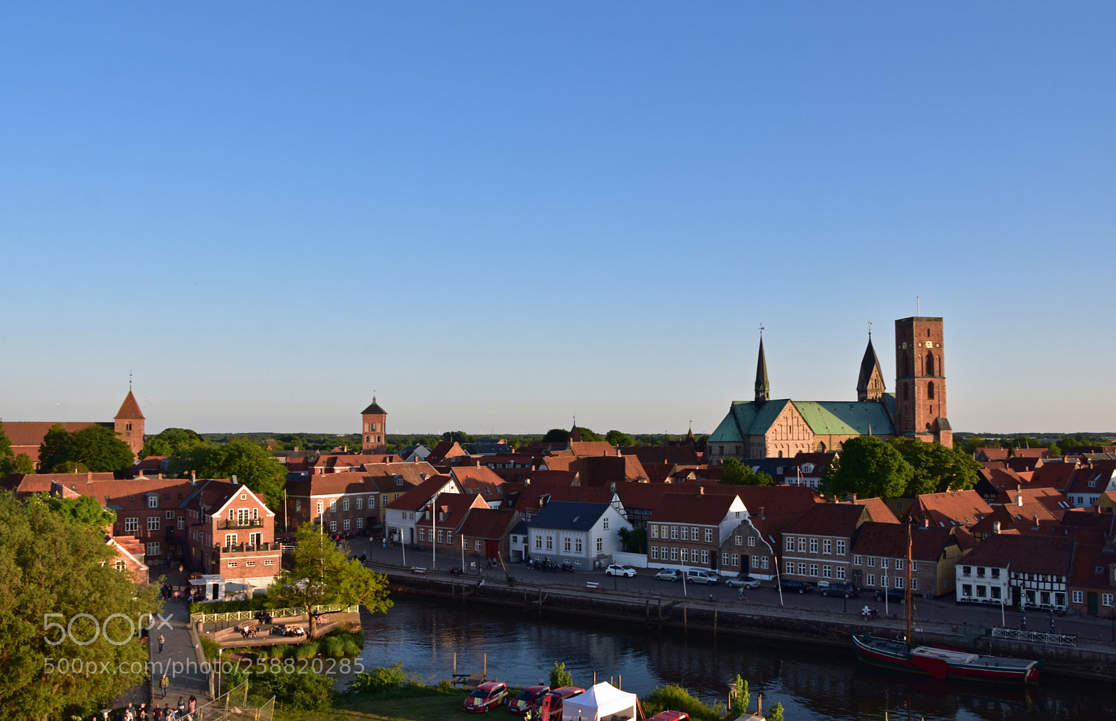 Nikon D3400 sample photo. Ribe skyline photography