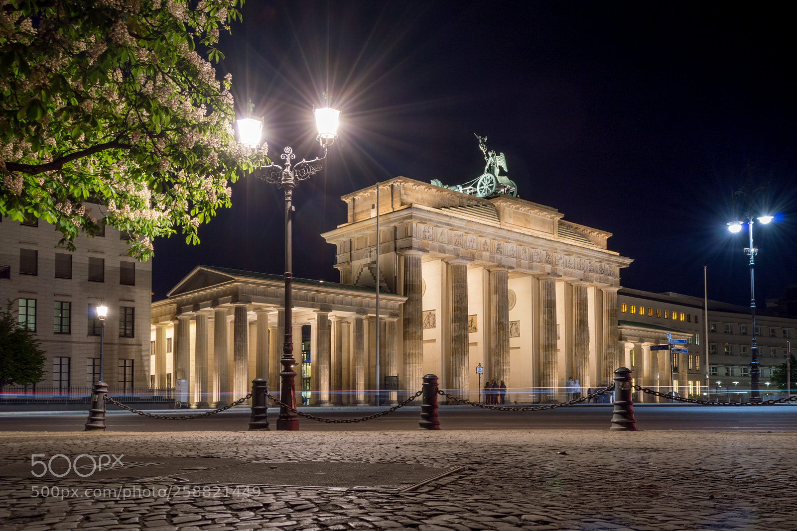 Nikon D3200 sample photo. Brandenburger tor at night photography