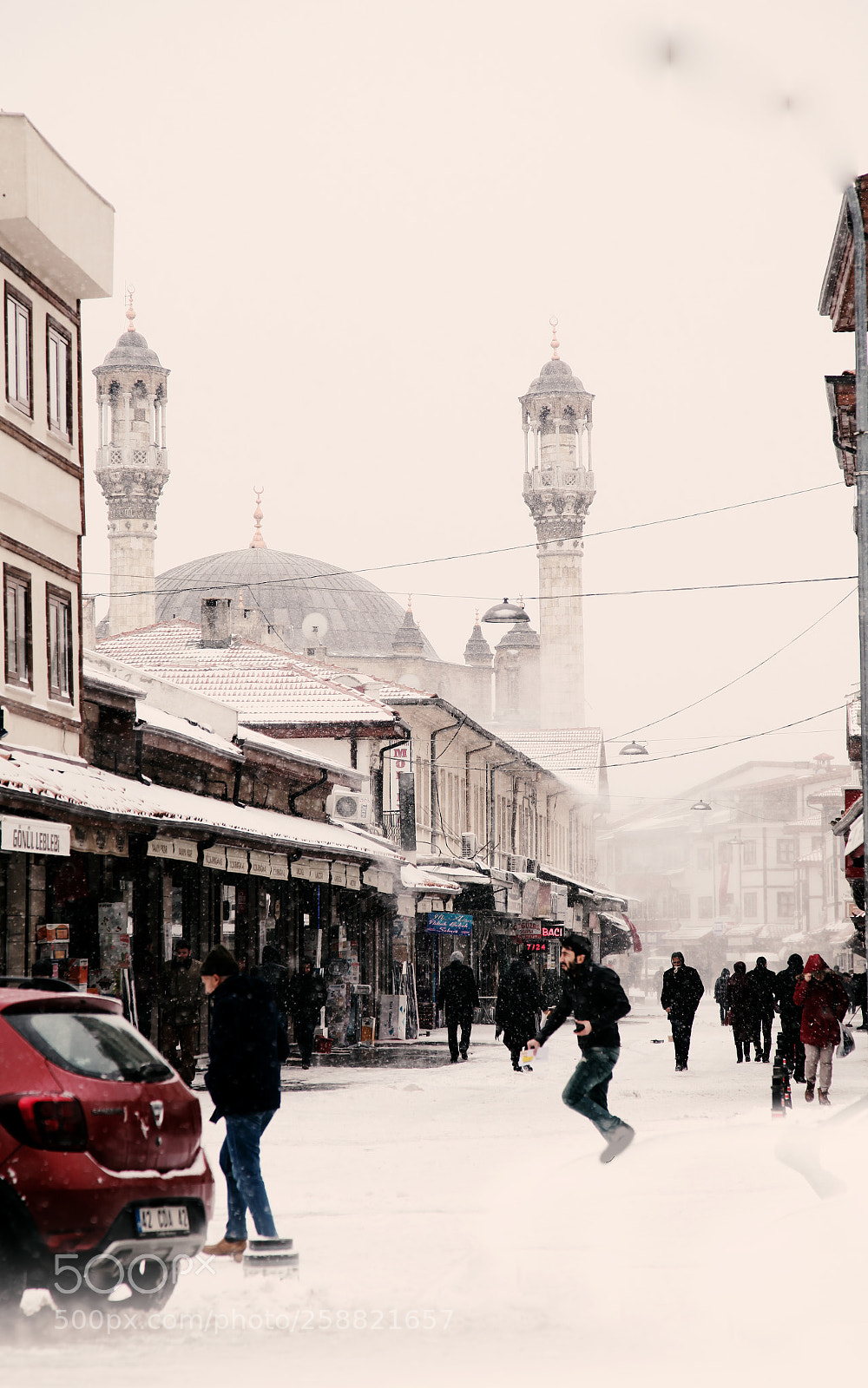 Canon EOS 5D Mark II sample photo. Konya bedesten kış photography