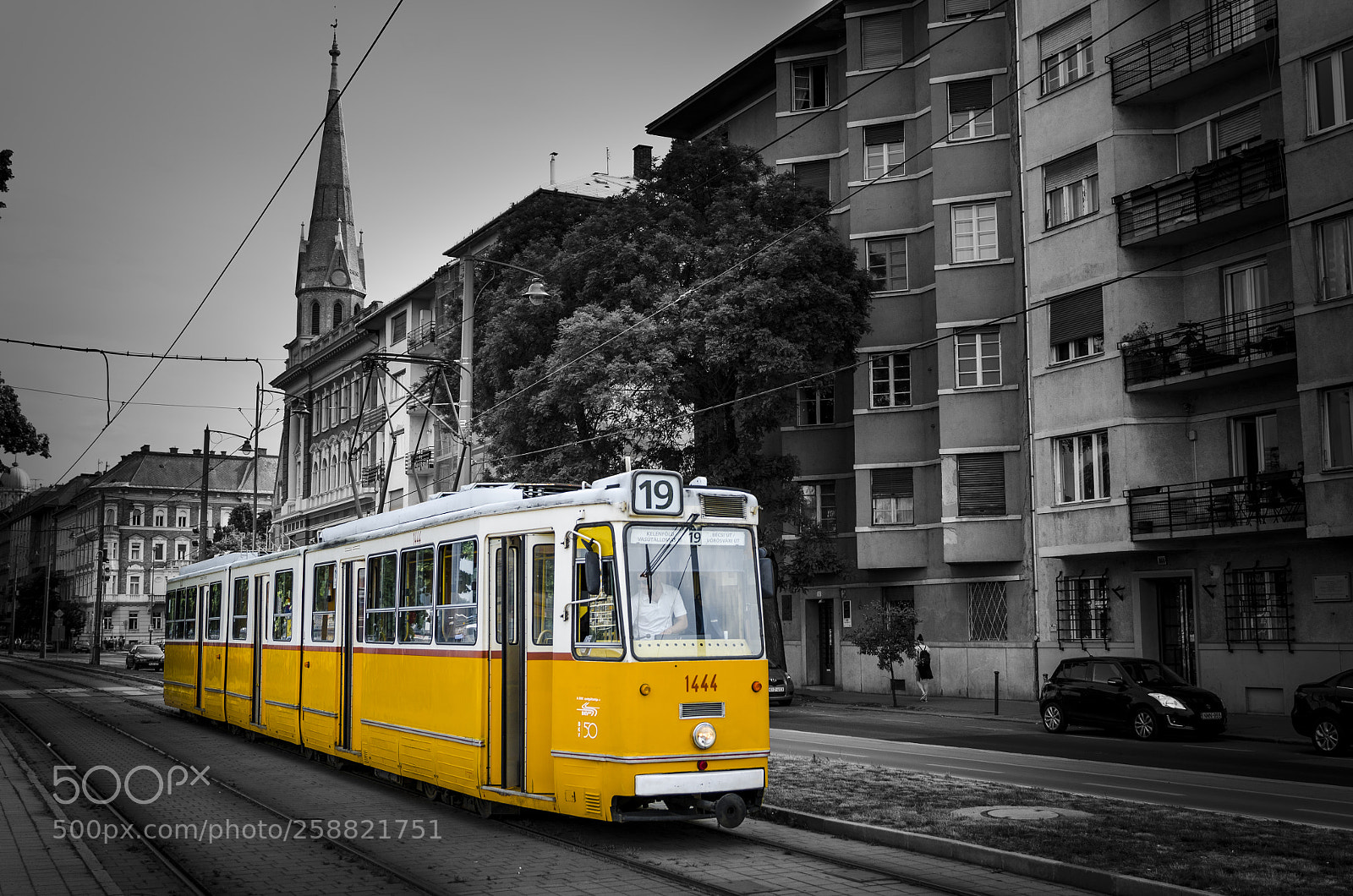 Nikon D7000 sample photo. Budapest tram photography
