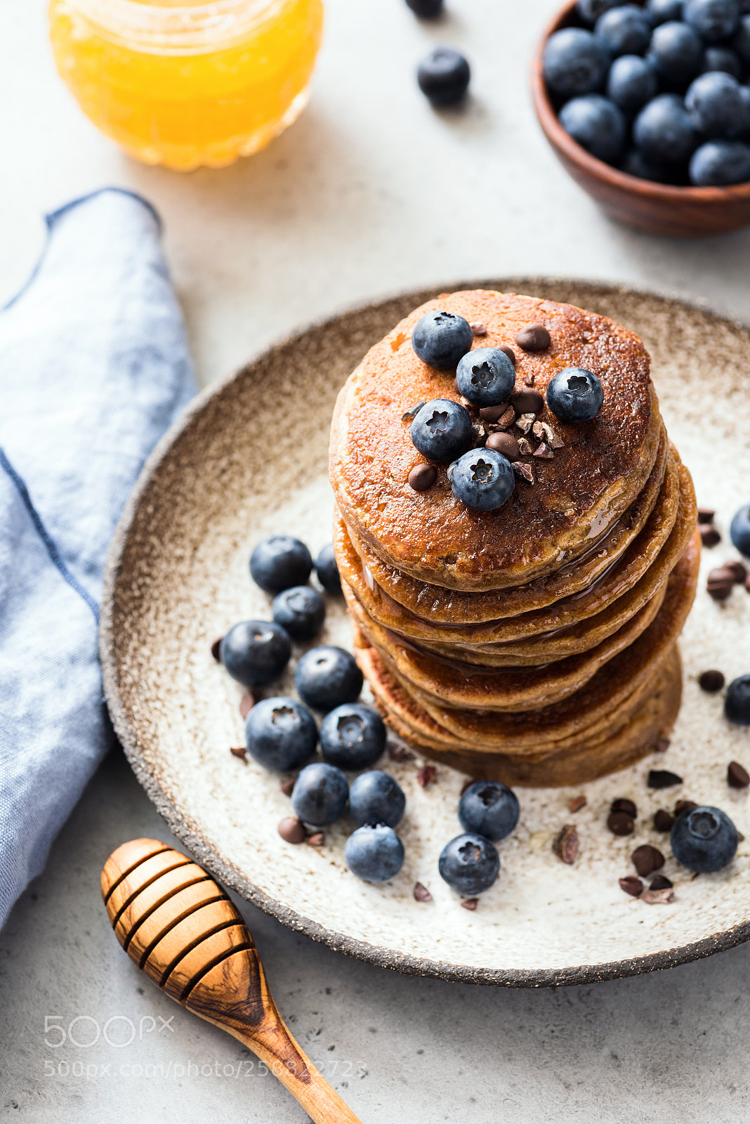 Nikon D810 sample photo. Gluten free oat pancakes photography