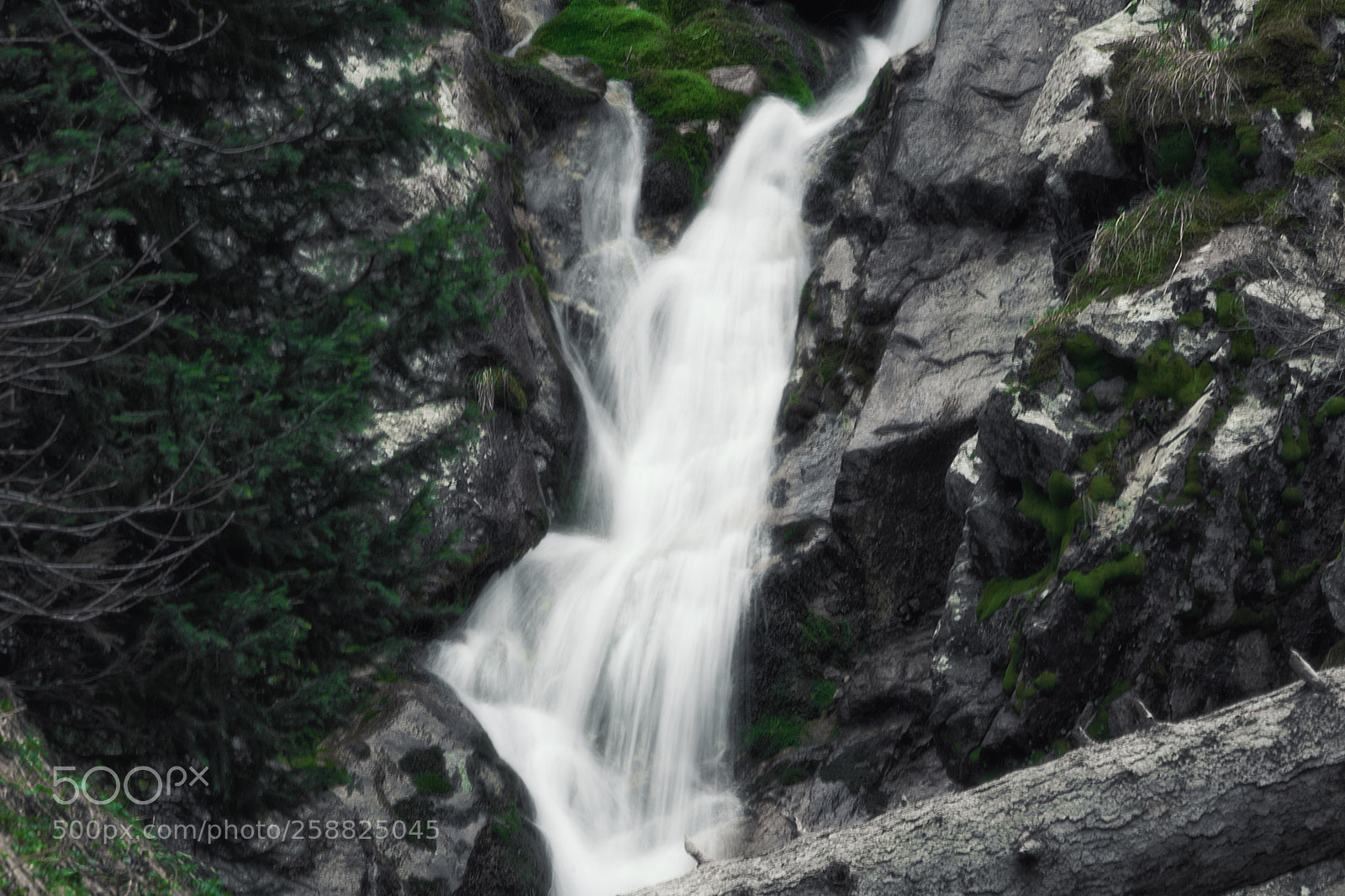 Nikon D5300 sample photo. Mountain waterfall photography