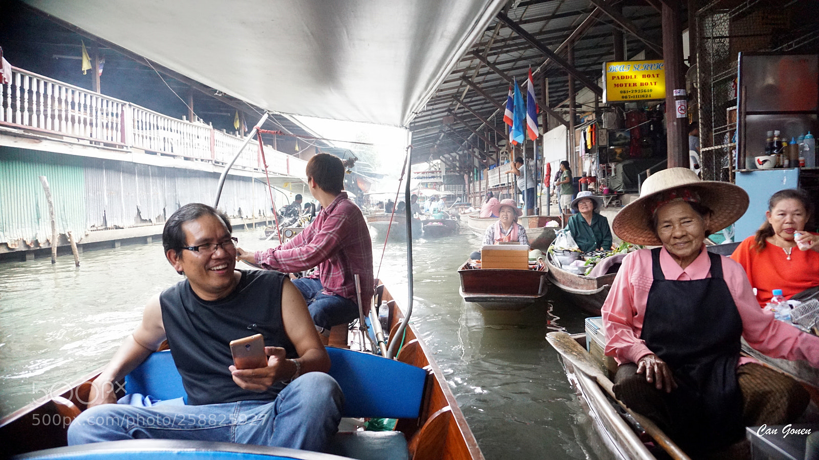 Sony a6000 sample photo. Thailand floatingmarket photography