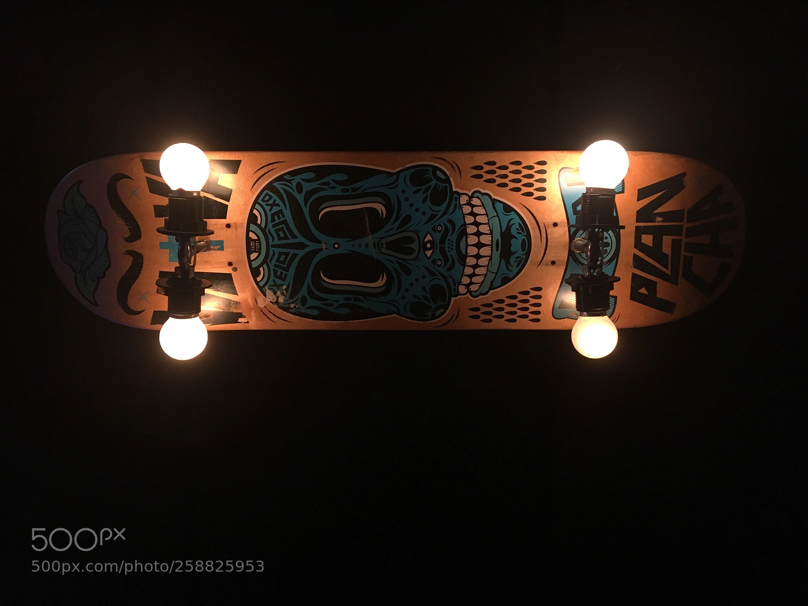 Apple iPhone SE sample photo. Skate board and light. photography