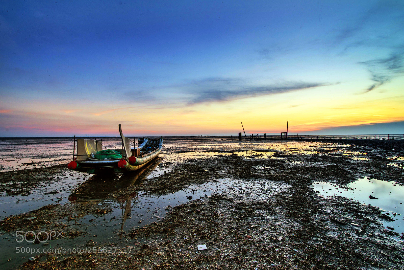 Nikon D610 sample photo. 彰化芳苑濕地夕彩  fangyuan  wetland  sunset, taiwan photography