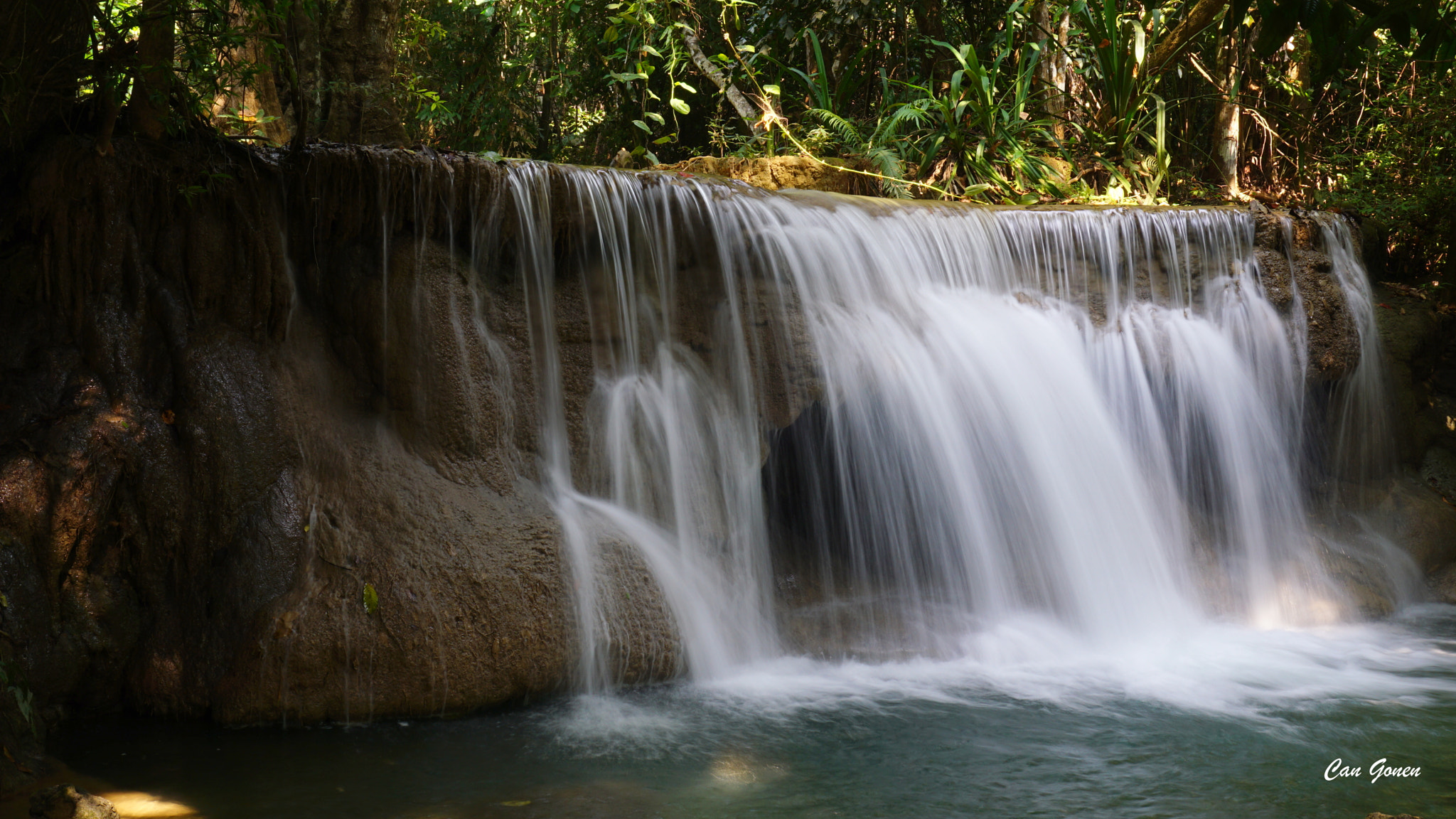 Sony a6000 + Sony E 18-50mm F4-5.6 sample photo. Huay maekamin waterfall, thailand photography