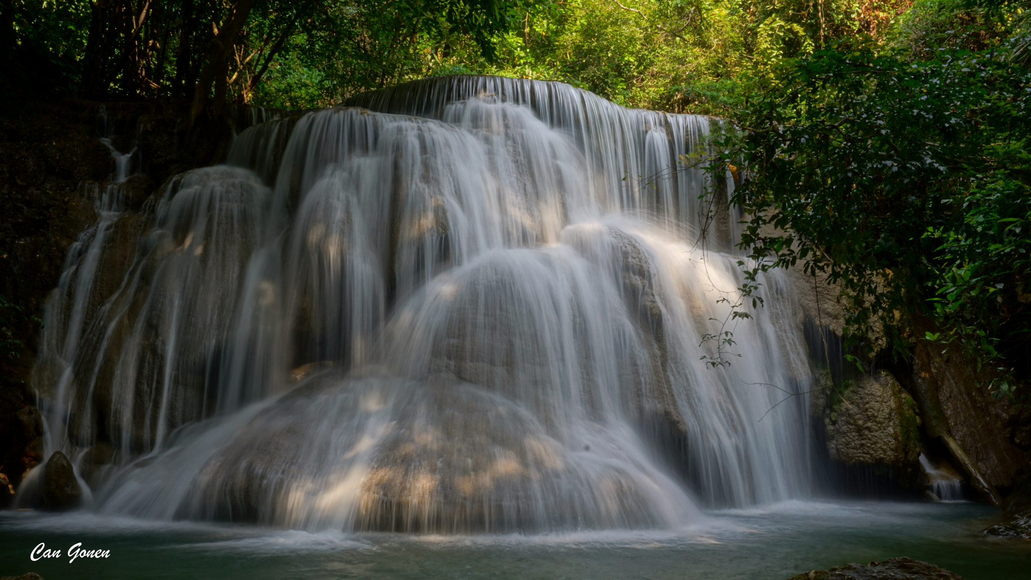 Sony a6000 + Sony E 18-50mm F4-5.6 sample photo. Huay maekamin waterfall, thailand photography