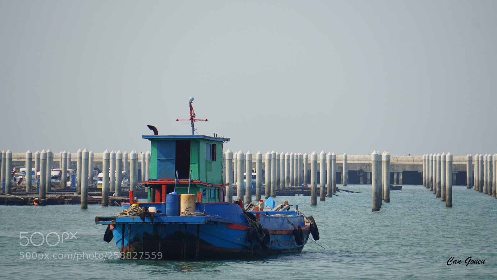 Sony a6000 sample photo. Moored boat in the photography