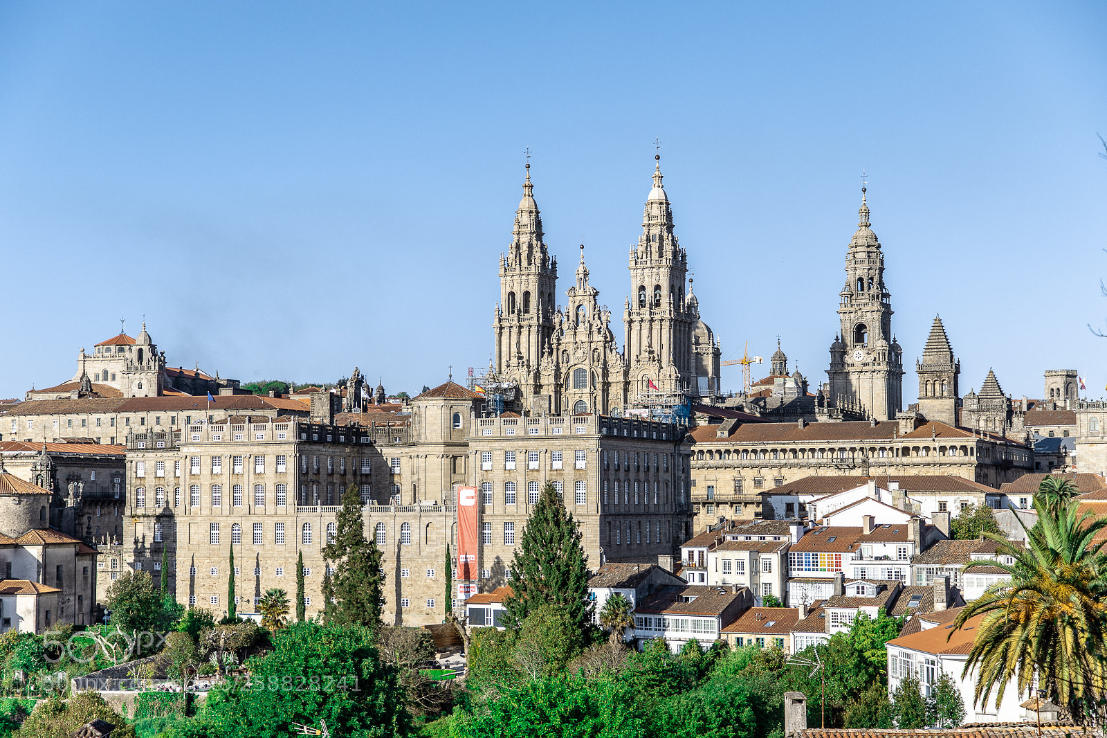 Canon EOS 6D Mark II sample photo. Santiago de compostela cathedral photography