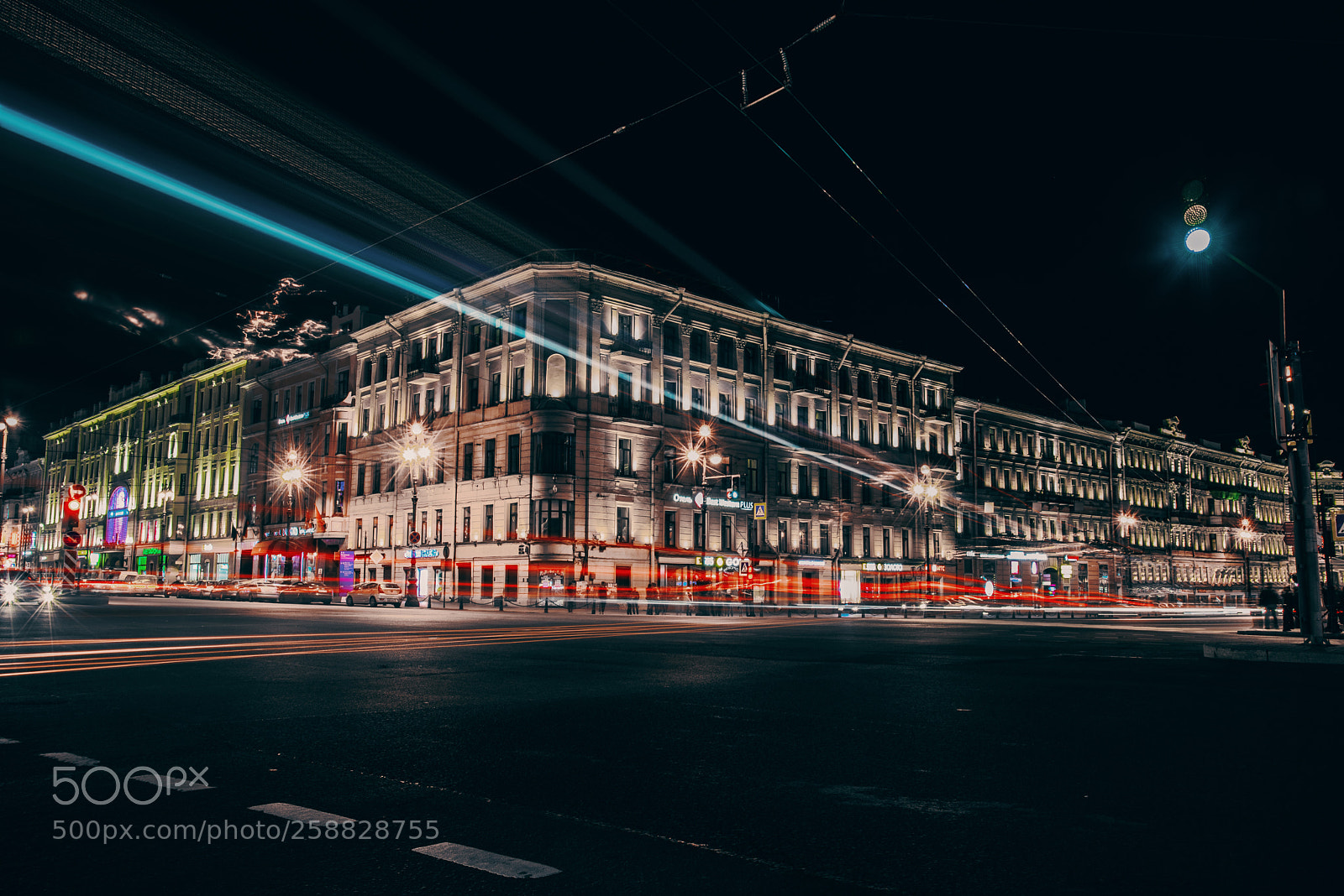 Nikon D750 sample photo. Night saint - petersburg photography
