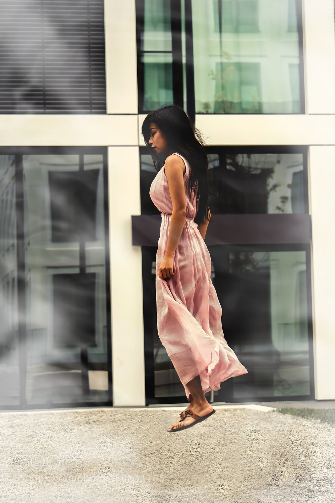 Nikon D3100 sample photo. Levitating girl photography