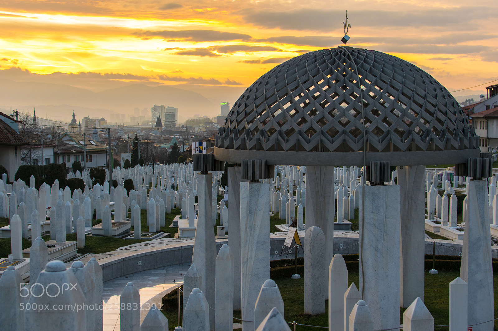 Nikon D5300 sample photo. War graveyard in sarajevo photography