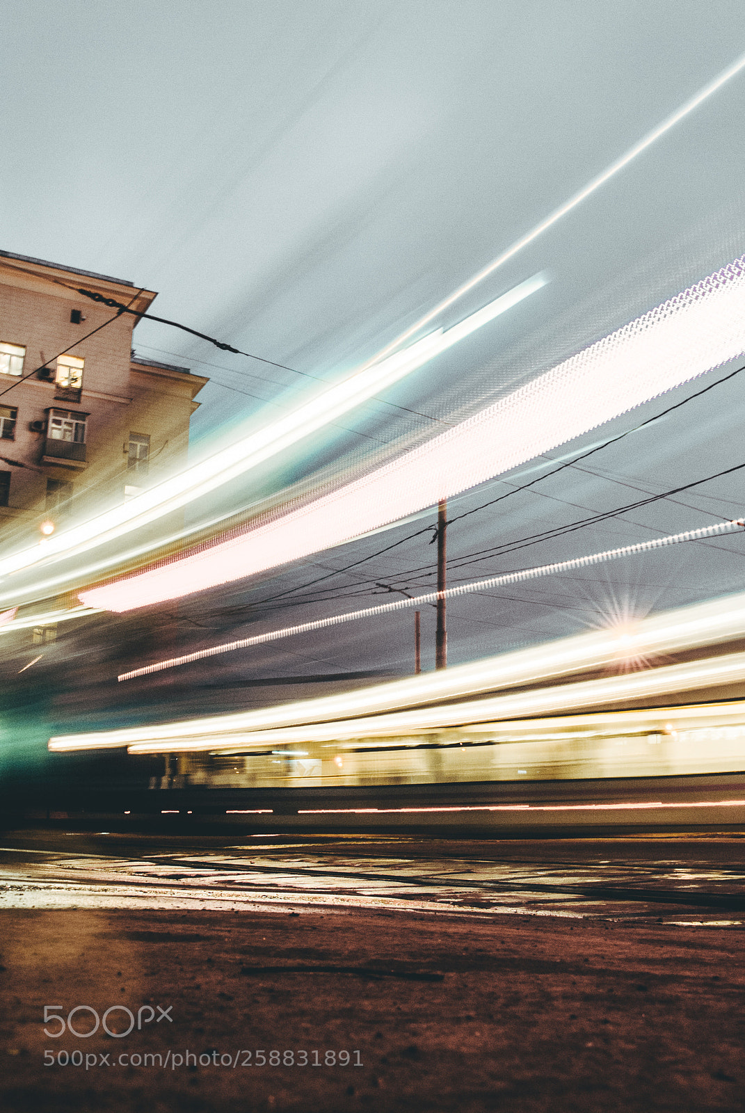 Nikon D3000 sample photo. Tram photography