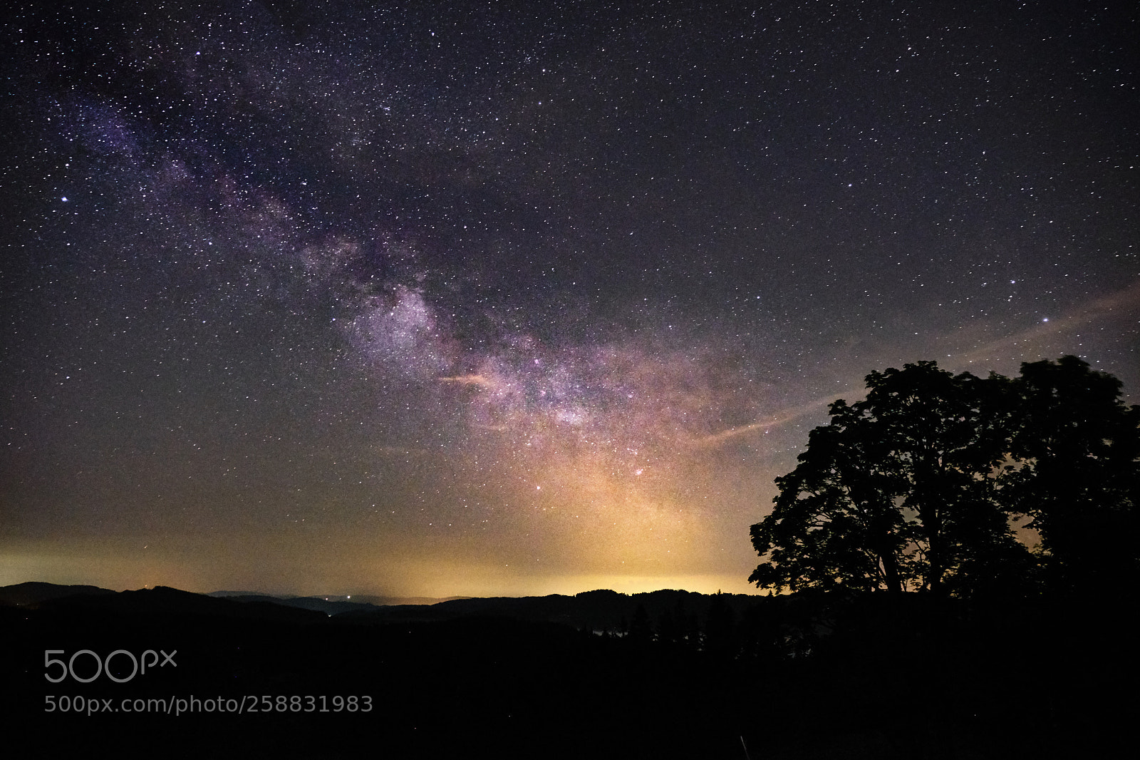 Fujifilm X-T2 sample photo. Night view on milky photography
