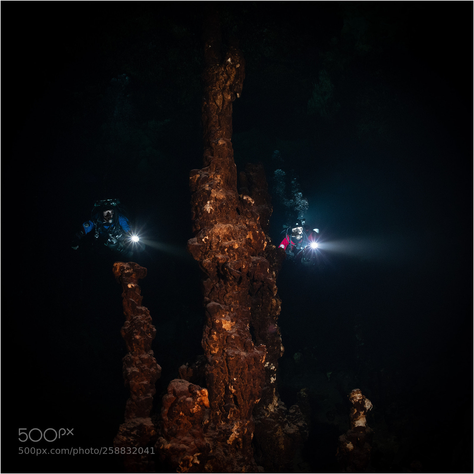 Nikon D850 sample photo. Dark cave photography